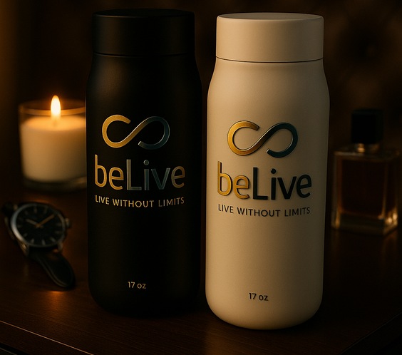 Self-cleaning luxury water bottle
