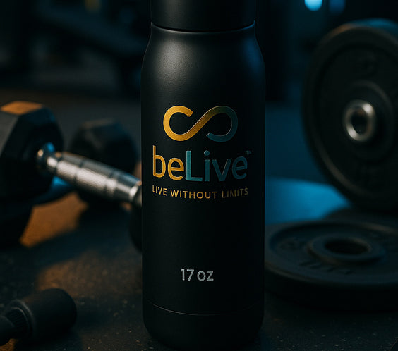 smart led temperature display bottle