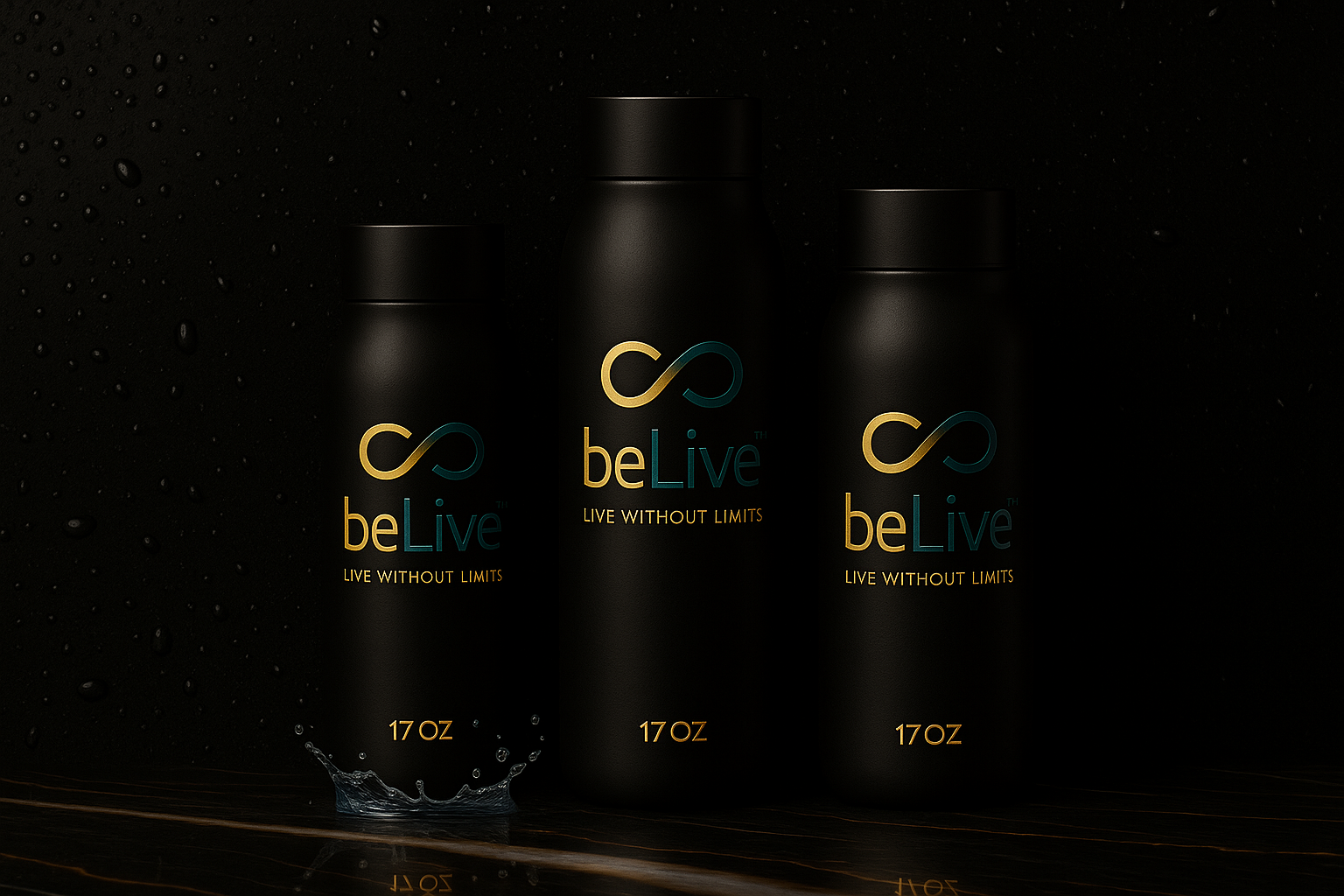 Hydration reminder stainless steel bottle